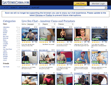 Tablet Screenshot of gayhomecams.com